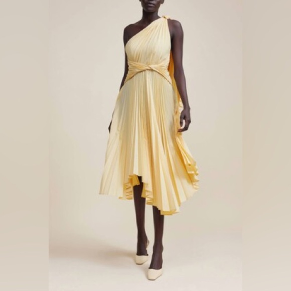 Acler Buttermilk One-Shoulder Dress